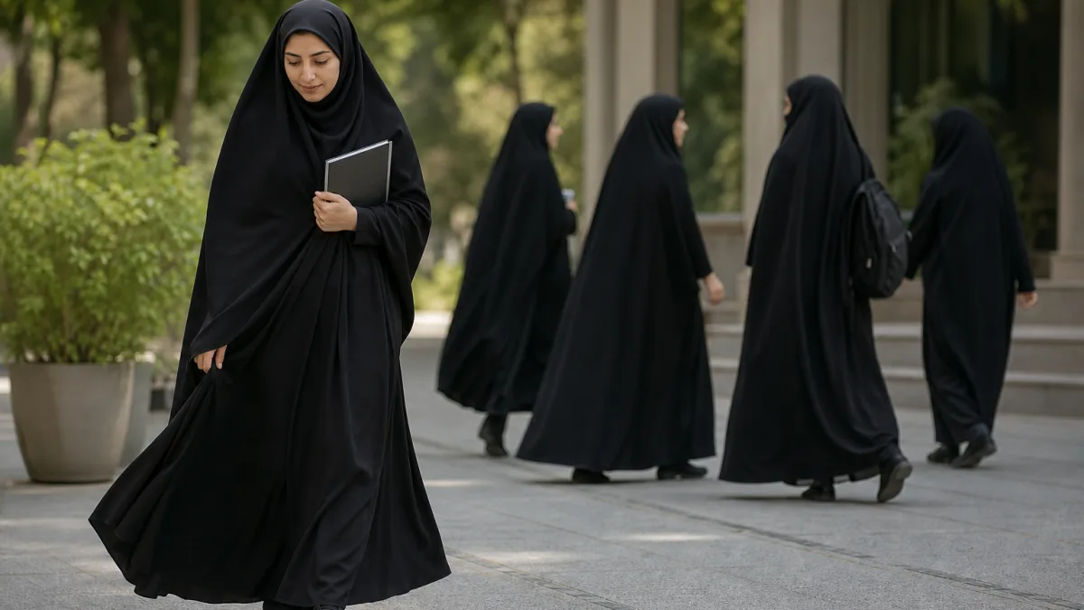 پارچه چادر مشکی با دوام رنگ بالا