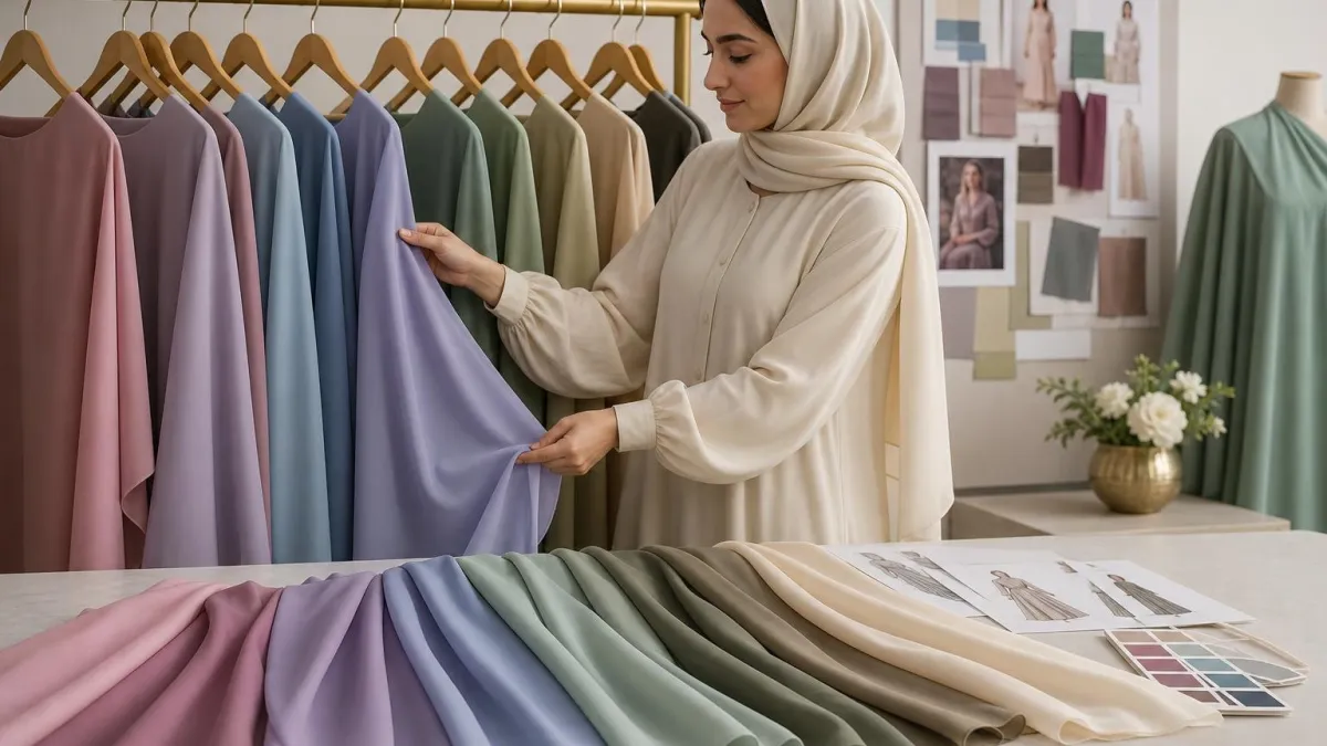 لطافت سبک پارچه حریر ساده برای لباس