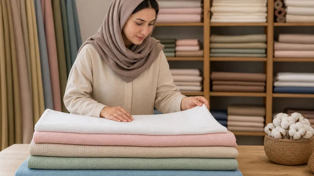 برای دوخت تابستانی خرید پارچه موسلین